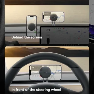 Magnetic Car Phone Holder for Tesla - 360° Rotation