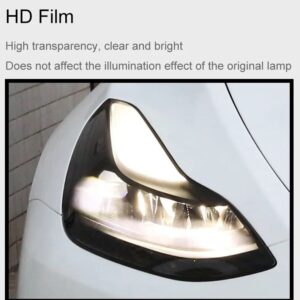 Model 3 Y S X PPF Blackened Headlight Taillight Films